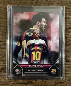 2025 Topps Now ヤマル メッシ 背番号10 FCバルセロナ