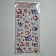 サンリオキャラクター ラメ入り樹脂もりシールセット