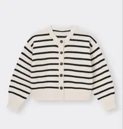 ※値下げ【GU】ミドルゲージクルーネックカーディガン