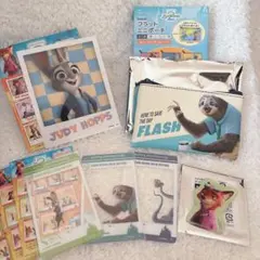 ズートピア ニック ジュディ ゲイリー フラッシュ　ミニポーチ ブロマイド