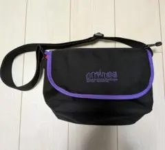 Manhattan Portage ショルダーバッグ 黒/紫