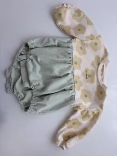 花柄ロンパース 70-80cm