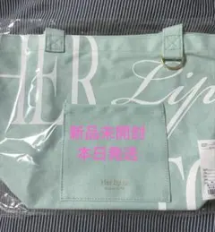 herlipto HLT DAILY LOGO TOTE blue♡ - メルカリ