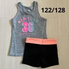 H&Mスポーツ122/128 レギンス　ショートパンツ　ウエア　セットアップ