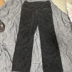 コーデュロイパンツ　総柄
