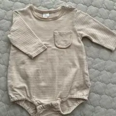 Cottoli ストライプロンパース