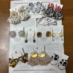 ハンドメイドピアスまとめ売りNO.3 10点1個130円