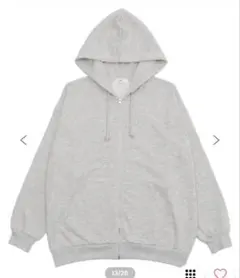 【スクール】 wego ルーズフィットZIPパーカー
