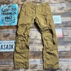 Carhartt ダブルニー ワークパンツ W34 カーハート ブラウン 古着