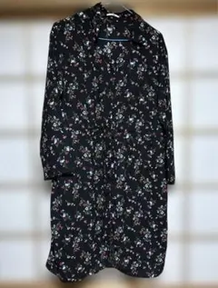 Lutique長袖ワンピース　花柄