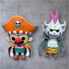 ワンピース バギー＆モリア ソフビフィギュア 2個セット