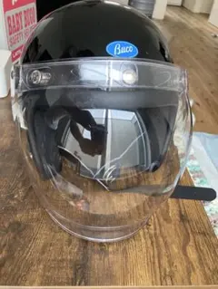 BUCO エクストラブコ ジェットヘルサイズL 60-61cm バイザー付き中古