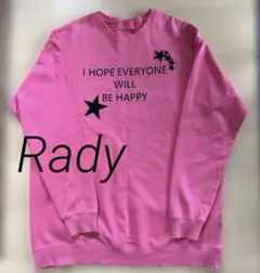Radyレディーストップススウェットピンク美品Lのサムネイル