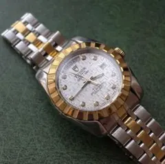 【売り切り】TUDOR 腕時計 コンビ ダイヤ文字盤　41mm 23013