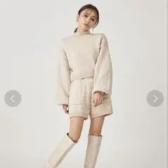 ROYAL PARTY ツイードニットセットアップ