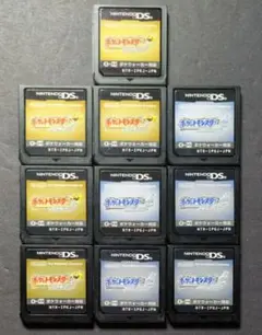 【ソフト単品】ポケットモンスター　ハートゴールド・ソウルシルバー　10点セット