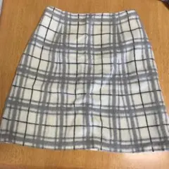 ノエラ　Noela ミニスカート　台形　チェックツイード