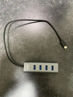 Anker USB-C 4ポート ハブ 40cm グレー