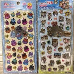 ほっぺちゃん プチドロップステッカー ラブ友 ジュエルプチドロップ シール