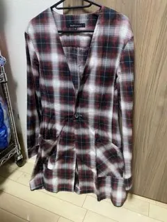 Black by VANQUISH チェック柄ロングシャツ Sのサムネイル
