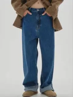 【新品未使用】todayful Cary's Denim ブルー25
