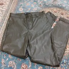 ZARA オリーブグリーン スキニーパンツ L