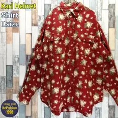 Karl Helmet　カールヘルム　シャツ　総柄　花柄　フラワーのサムネイル