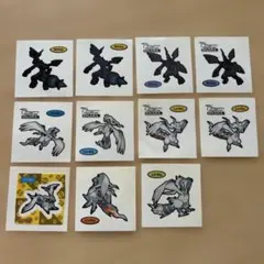 デコキャラシール　ゼクロム・レシラムセット