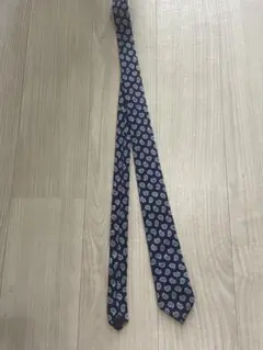 dunhill ネイビー ペイズリー柄 ネクタイ