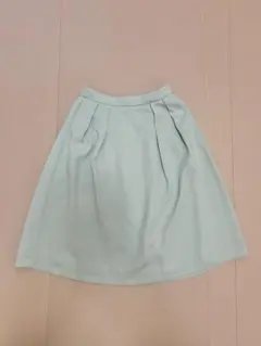 ユニクロ UNIQLO ライトブルー フレアスカート S