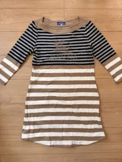 土日限定値下げ BURBERRY ブルーレーベル　ストライプ ワンピース 38