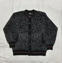 GU UNDERCOVER シャギークルーネックカーディガン M ブラックのサムネイル