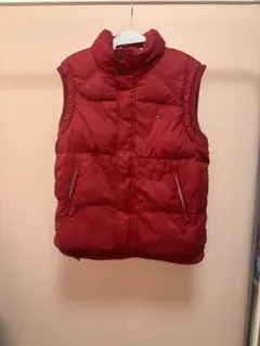 HILFIGER DENIM レッド ベスト　ダウンベスト　赤　トミー