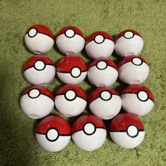 ポケモンボール風 プラスチックボール 15個セット