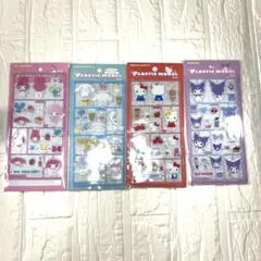 正規品　サンリオ　プラスチックモデル風シール　4枚セット