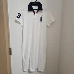 Ralph Lauren ラルフローレン ポロワンピース ビックポニー ホワイトのサムネイル