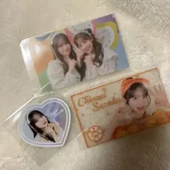 鎮西寿々歌 セット クリアカード ステッカー ラッフル