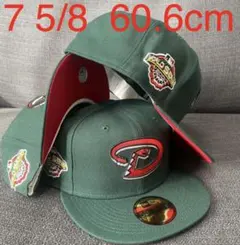 new era cap ニューエラ　キャップ　アリゾナ　新品　つば裏レッド
