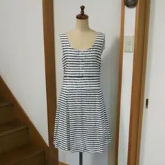 【ノースリーブワンピース.しまむら】「サイズM.新品未使用品❤」