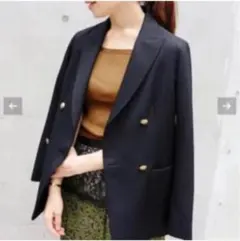 イエナ IENA ウールテーラードジャケット　38 IENA 「IENA」 テーラードジャケット 38 グレー レディース