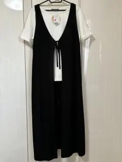 シューラルー　ロングジレ　Tシャツセット　ブラック　M 未使用