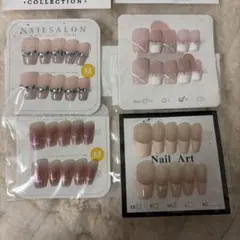 ネイルチップセット Mサイズ 4つ
