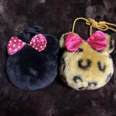 ディズニー　ミニーマウス　ヒョウ柄　ポシェット セット　パルパルーザ