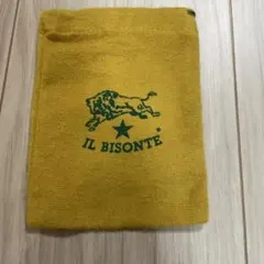 IL BISONTE 巾着袋 イエロー