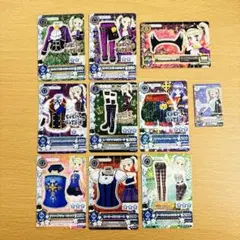 アイカツカード　藤堂ユリカ　氷上スミレ　9枚+ミニカードセット