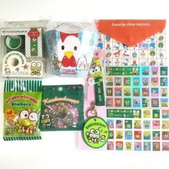 けろけろけろっぴ　切手シール　ぷっくりシール　刺繍ワッペン　刺繍タグ　その他