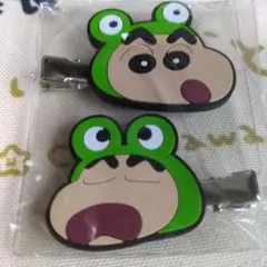 クレヨンしんちゃん 前髪クリップ 2個セット　colorgram