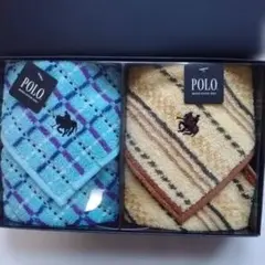 Polo タオルハンカチ 2枚セット