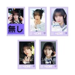 ＝LOVE イコラブ　ミニフォトカードVol.8 野口衣織さんセミコンプ4種