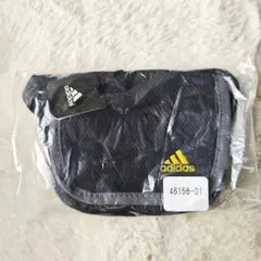 【新品】adidas メッシュ小物入れ 46156-01 黒